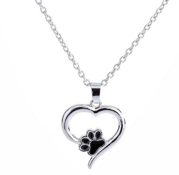 hollow pet paw print necklaces cute animal dog cat memorial jewelry pet lover puppy paw heart charm black enamel necklace girls9241007, Silver
hollow pet paw print necklaces cute animal dog cat memorial jewelry pet lover puppy paw heart charm black enamel necklace girls9241007, Silver