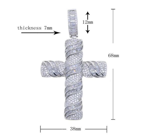 new styles silver cross pendant necklace with cz paved hip hop necklaces jewery with rope chain tennis chains for women men punk s7736091
new styles silver cross pendant necklace with cz paved hip hop necklaces jewery with rope chain tennis chains for women men punk s7736091