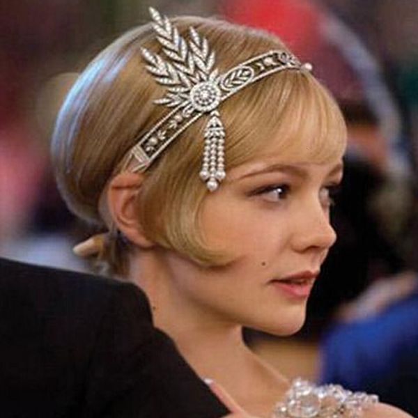 wedding hair jewelry 1920s vintage leaf bridal crystal pearl headpiece flapper great gatsby tiara and crown headband for women 230714, Slivery;golden
wedding hair jewelry 1920s vintage leaf bridal crystal pearl headpiece flapper great gatsby tiara and crown headband for women 230714, Slivery;golden