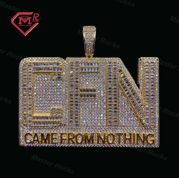 round and baguette stone cfn letter iced out custom diamond pendants 925 silver hip hop jewelry moissanite pendant
round and baguette stone cfn letter iced out custom diamond pendants 925 silver hip hop jewelry moissanite pendant