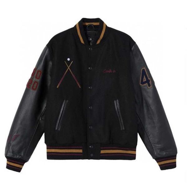 men's jackets baseball brand vintage bomber coats letter embroidery autumn men hip hop loose varsity uek1, Black;brown
men's jackets baseball brand vintage bomber coats letter embroidery autumn men hip hop loose varsity uek1, Black;brown