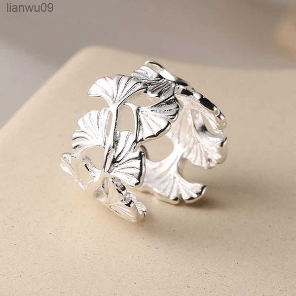 original 925 sterling silver ginkgo biloba rings for women counple wedding engagement silver women's vintage ring fine jewelry l230704, Golden;silver
original 925 sterling silver ginkgo biloba rings for women counple wedding engagement silver women's vintage ring fine jewelry l230704, Golden;silver