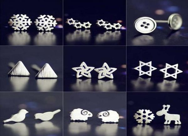 925 pure silver earring needleplated platinum earring snowstarsheeptriangle mix delivery no fade 9885834, Golden
925 pure silver earring needleplated platinum earring snowstarsheeptriangle mix delivery no fade 9885834, Golden