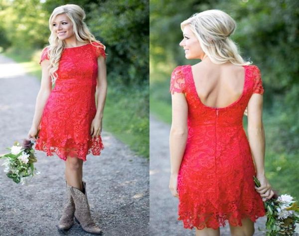 2018 bridesmaid dresses country jewel neck red knee length short sleeve full lace a line plus size backless formal maid of h1790997, White;pink
2018 bridesmaid dresses country jewel neck red knee length short sleeve full lace a line plus size backless formal maid of h1790997, White;pink
