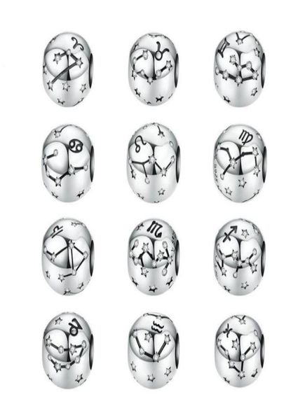 925 sterling silver beads for bracelets necklaces making zodiac signs european style diy beaded bracelet jewelry accessories3066501, Black
925 sterling silver beads for bracelets necklaces making zodiac signs european style diy beaded bracelet jewelry accessories3066501, Black