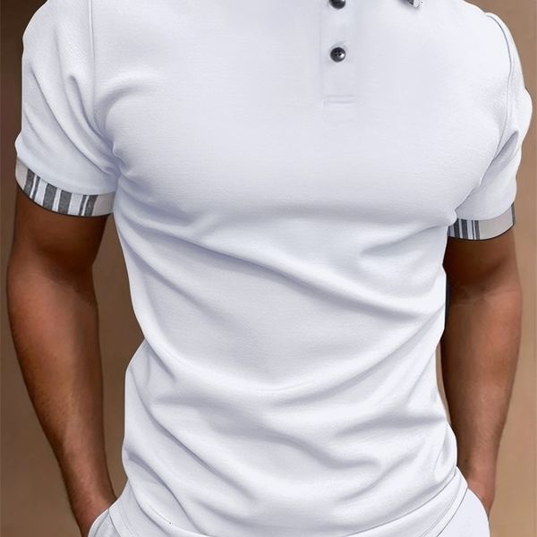 mens polos summer short sleeve polo shirt zipper casual slim breathable sports 230710, White;black
mens polos summer short sleeve polo shirt zipper casual slim breathable sports 230710, White;black
