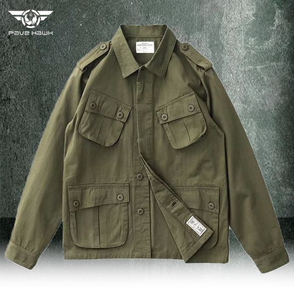 men's jackets multi-pocket cargo jacket men tactics solid color retro casual safari style loose lapel jackets m42 casual retro outerwea, Black;brown
men's jackets multi-pocket cargo jacket men tactics solid color retro casual safari style loose lapel jackets m42 casual retro outerwea, Black;brown