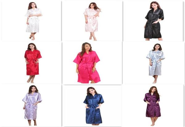 9 colors fashion women039s solid silk kimono robe for bridesmaids wedding party night gown pajamas m0113568257, Black;red
9 colors fashion women039s solid silk kimono robe for bridesmaids wedding party night gown pajamas m0113568257, Black;red