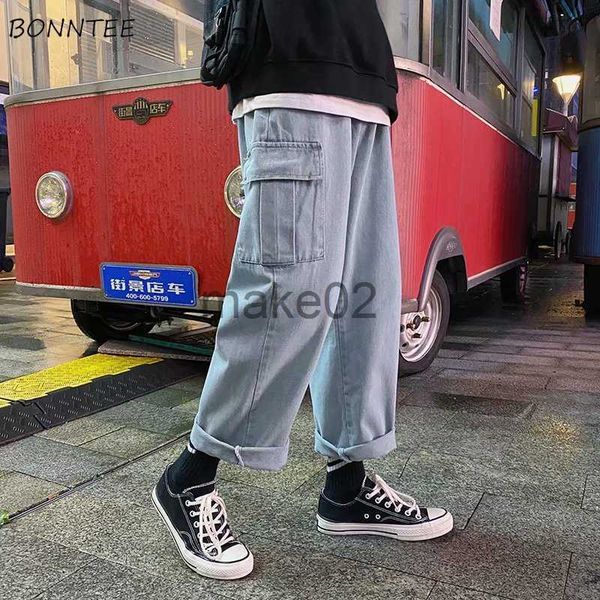men's jeans jeans men plus size s3xl denim cargo trousers solid allmatch fashion wide leg straight korean style streetwear casual loose, Blue
men's jeans jeans men plus size s3xl denim cargo trousers solid allmatch fashion wide leg straight korean style streetwear casual loose, Blue