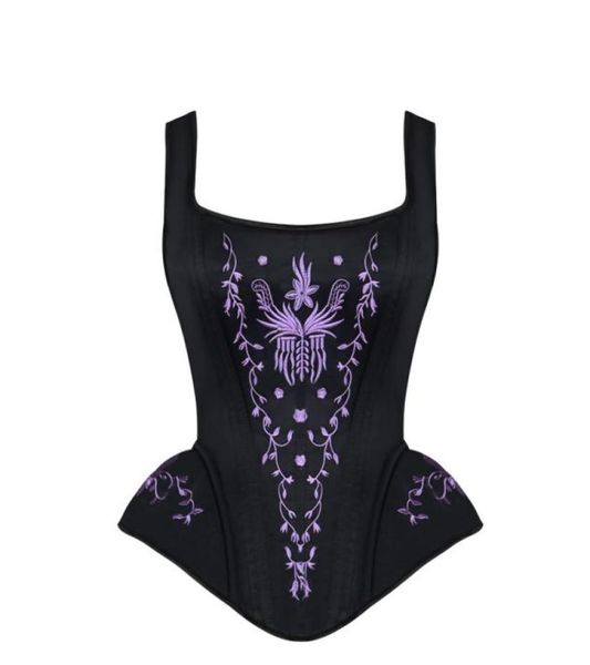 women halterneck corset steel boned steampunk brocade embroidery overbust corsets with straps waist control zipper waist training 1756824, Black;white
women halterneck corset steel boned steampunk brocade embroidery overbust corsets with straps waist control zipper waist training 1756824, Black;white