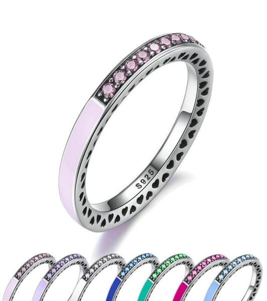 925 sterling silver radiant hearts light pink enamel clear cz finger ring women wedding jewelry 1199694
925 sterling silver radiant hearts light pink enamel clear cz finger ring women wedding jewelry 1199694