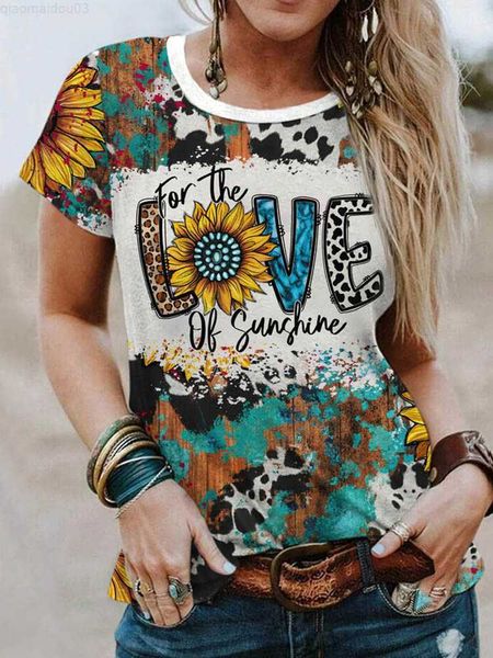 women's t-shirt women turquoise sunflower graphic t-shirt funny letter print for the love of sunshine shirt for leopard cow western sho, White
women's t-shirt women turquoise sunflower graphic t-shirt funny letter print for the love of sunshine shirt for leopard cow western sho, White