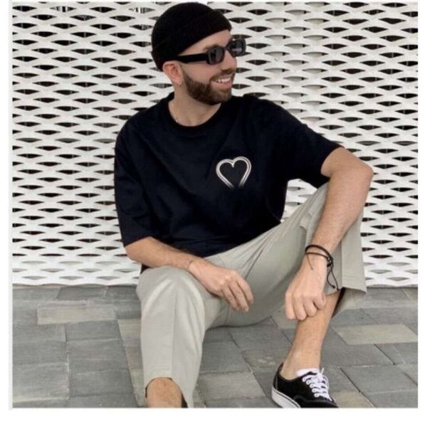 designer mens t shirt am pairs knit heart symbol a graphic tee couple outdoor shirts summer casual short sleeve designer clothes, White;black
designer mens t shirt am pairs knit heart symbol a graphic tee couple outdoor shirts summer casual short sleeve designer clothes, White;black
