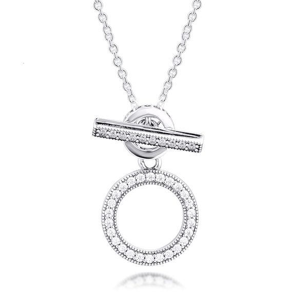 pendant necklaces double hoop t bar necklace for women chain choker 925 sterling silver jewelry girls statement 230714
pendant necklaces double hoop t bar necklace for women chain choker 925 sterling silver jewelry girls statement 230714