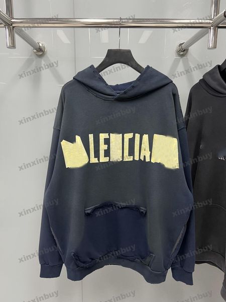 xinxinbuy men women designer sweatshirt hoodie paris destroyed letter print sweater blue black gray xs-xl, Black;brown
xinxinbuy men women designer sweatshirt hoodie paris destroyed letter print sweater blue black gray xs-xl, Black;brown