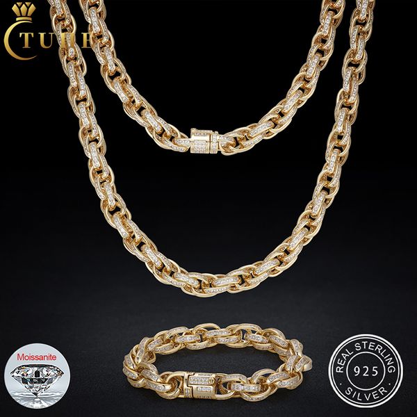 new design bling rapper jewelry hip hop men 10mm 925 sterling silver vvs baguette moissanite diamond iced out twist rope chain
new design bling rapper jewelry hip hop men 10mm 925 sterling silver vvs baguette moissanite diamond iced out twist rope chain