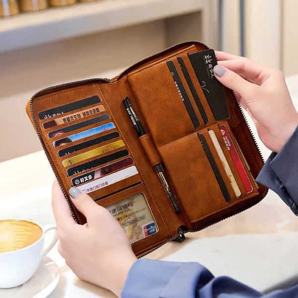 rfid wallet women's 2023 new multi card long zipper wallet leather wallet high capacity women's handbag
rfid wallet women's 2023 new multi card long zipper wallet leather wallet high capacity women's handbag