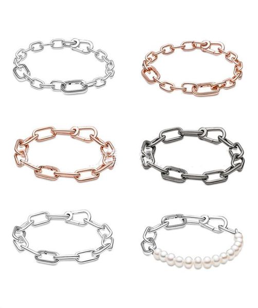 s925 designer chain bracelets diy original fit pearl bracelet women's jewelry gift2640280, Black
s925 designer chain bracelets diy original fit pearl bracelet women's jewelry gift2640280, Black