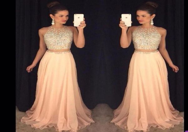 a line halter neckline chiffon two pieces party homecoming prom dress beaded sweep train cocktail dresses9522498, Black
a line halter neckline chiffon two pieces party homecoming prom dress beaded sweep train cocktail dresses9522498, Black