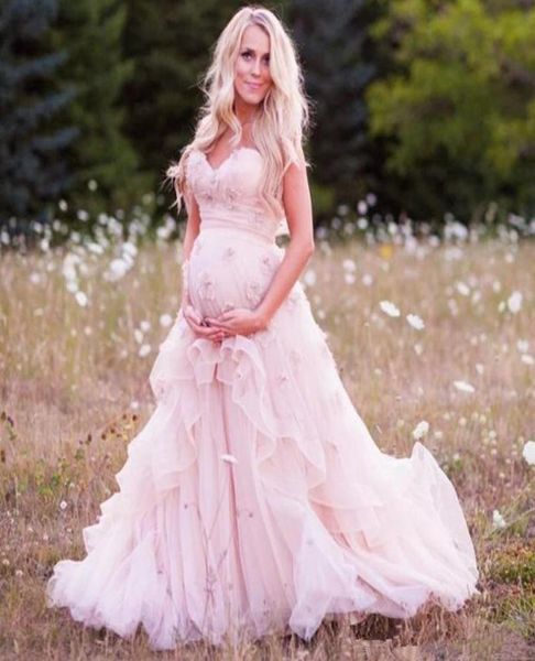 romantic pink maternity wedding dresses 2019 new arrival applique sweetherat empire pregnant ruffled organza bridal gowns custom m7780300, White
romantic pink maternity wedding dresses 2019 new arrival applique sweetherat empire pregnant ruffled organza bridal gowns custom m7780300, White