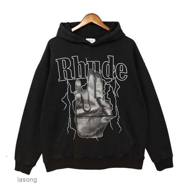 fashion brand rhude lightning gesture letter wash hooded sweater men and women high street hoodie coatiq1a, Black
fashion brand rhude lightning gesture letter wash hooded sweater men and women high street hoodie coatiq1a, Black