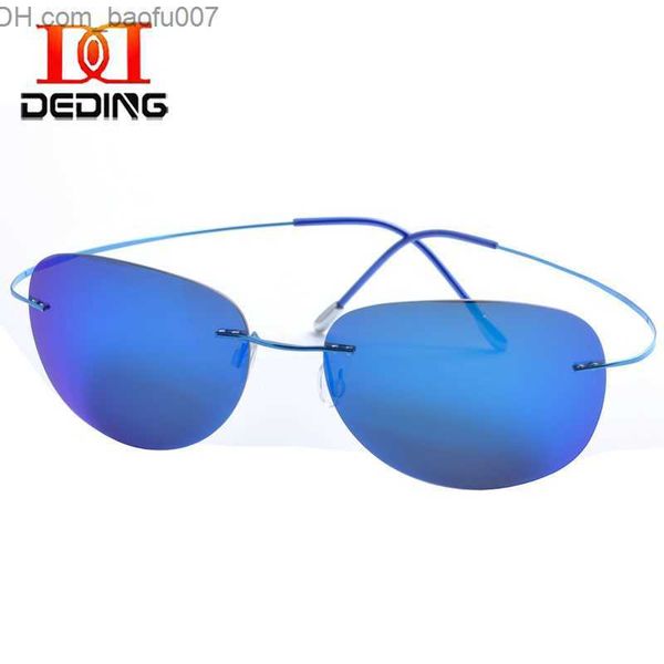 sunglasses deding men's borderless titanium polarized sunglasses large lenses ultra light frame sunglasses uv protective glasses dd1357, White;black
sunglasses deding men's borderless titanium polarized sunglasses large lenses ultra light frame sunglasses uv protective glasses dd1357, White;black