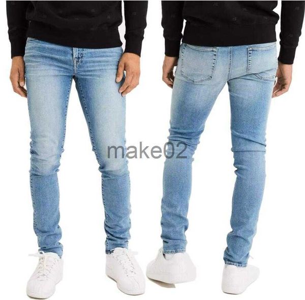 men's jeans new men fashion skinny stretch blue high street quality cotton spandex elastic jean x0714
men's jeans new men fashion skinny stretch blue high street quality cotton spandex elastic jean x0714