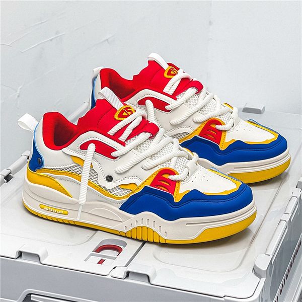 dress shoes original skateboard shoes men fashion colorful sneakers for men streetwear hip hop platform shoes men designer skate sneakers 23, Black
dress shoes original skateboard shoes men fashion colorful sneakers for men streetwear hip hop platform shoes men designer skate sneakers 23, Black