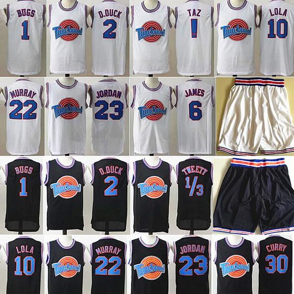 space jam movie basketball jerseys tune squad looney tunes daffy duck bill murray lola bugs bunny taz tweety michael james curry jersey shor, Black;red
space jam movie basketball jerseys tune squad looney tunes daffy duck bill murray lola bugs bunny taz tweety michael james curry jersey shor, Black;red