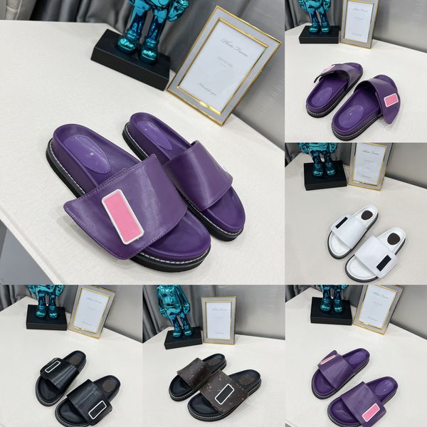 designer women mens slippers pool pillow comfort mules genuine calfskin monograms old flowers rubber bottom width slides hook loop fastener, Black
designer women mens slippers pool pillow comfort mules genuine calfskin monograms old flowers rubber bottom width slides hook loop fastener, Black