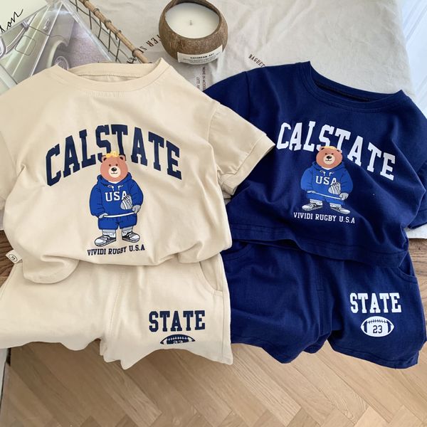 Kids Baby Boy Printing Bear T Shirt Shorts Summer Children Clothes 2Pcs/sets Infant Kids Tracksuits 0-6 Years, Blue
Kids Baby Boy Printing Bear T Shirt Shorts Summer Children Clothes 2Pcs/sets Infant Kids Tracksuits 0-6 Years, Blue