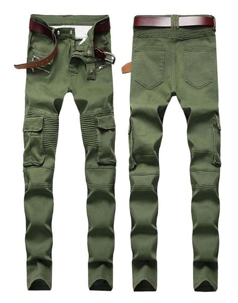 mcikkny fashion mens biker jeans pants multi pockets motorcycle denim trousers for male army green4169208, Blue
mcikkny fashion mens biker jeans pants multi pockets motorcycle denim trousers for male army green4169208, Blue