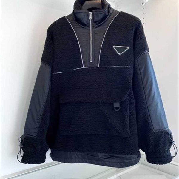 winter autumn and fashion hoodies rab fleece mens nylon splicing casual pullover sweater outdoor warm coat large pocket decorative zipper pl, Black;brown
winter autumn and fashion hoodies rab fleece mens nylon splicing casual pullover sweater outdoor warm coat large pocket decorative zipper pl, Black;brown
