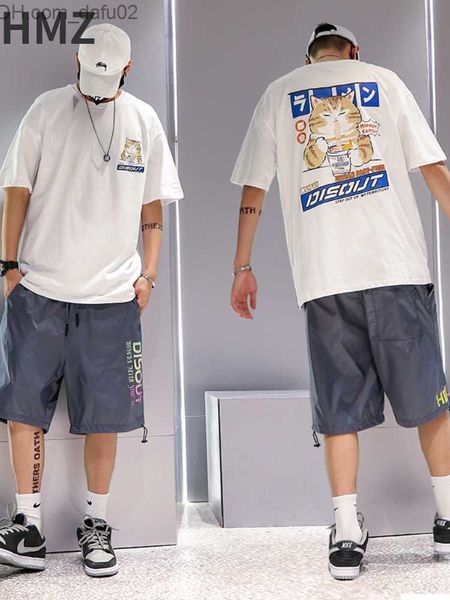 men's t-shirts hmz high street men tees cat cartoon graphic men tshirt casual baggy t-shirt japanese style oversized t shirt men's, White;black
men's t-shirts hmz high street men tees cat cartoon graphic men tshirt casual baggy t-shirt japanese style oversized t shirt men's, White;black
