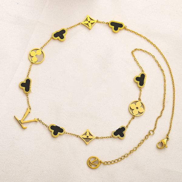 designer four-leaf clover necklace 18k gold luxury gift necklace charm love necklace luxury brand pattern long chain engagement travel jewel, Silver
designer four-leaf clover necklace 18k gold luxury gift necklace charm love necklace luxury brand pattern long chain engagement travel jewel, Silver