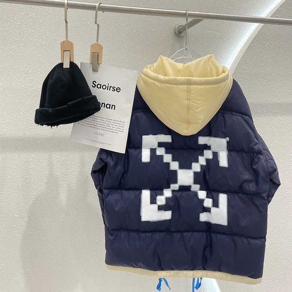 autumn and winter men's hooded loose down coat, hooded fake two autumn and winter coats, back pattern adds vitality, the version of loo, Black
autumn and winter men's hooded loose down coat, hooded fake two autumn and winter coats, back pattern adds vitality, the version of loo, Black