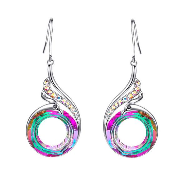 new bohemian ethnic colorful crystal dangle earrings fashion peacock phoenix statement dangle earring daily wedding party jewerly 2358684, Silver
new bohemian ethnic colorful crystal dangle earrings fashion peacock phoenix statement dangle earring daily wedding party jewerly 2358684, Silver
