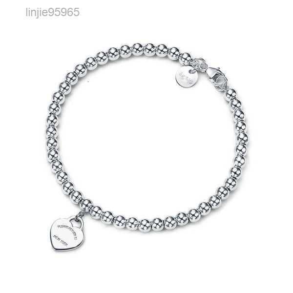 charm bracelets tiff 100% 925 silver 4mm round bead love heart-shaped bracelet female thickened bottom plating for girlfriend souvenir gift1, Golden;silver
charm bracelets tiff 100% 925 silver 4mm round bead love heart-shaped bracelet female thickened bottom plating for girlfriend souvenir gift1, Golden;silver
