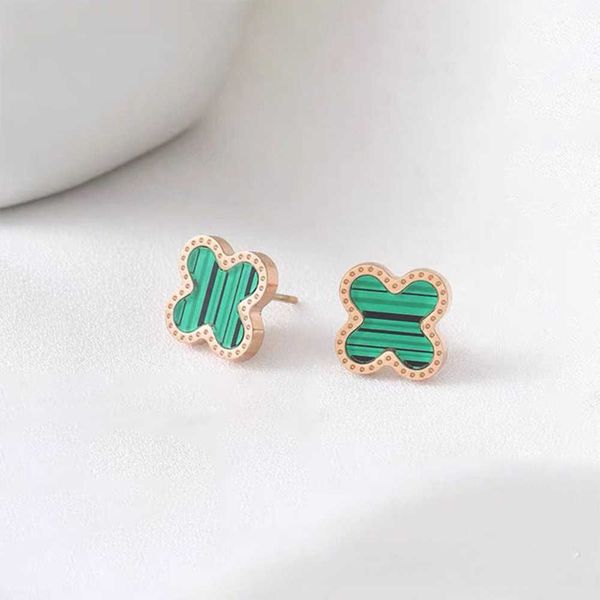 lucky clover stainless steel studs designer for women sense lightweight temperament all-match earrings, Silver
lucky clover stainless steel studs designer for women sense lightweight temperament all-match earrings, Silver