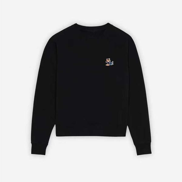 designer hoodie autumn and winter new women's dress classic lying slouchy little fox embroidery cotton crew neck sweatshirt, Black
designer hoodie autumn and winter new women's dress classic lying slouchy little fox embroidery cotton crew neck sweatshirt, Black