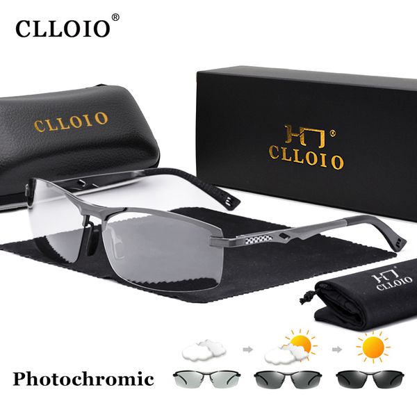 sunglasses clloio aluminum pochromic sunglasses men polarized day night driving glasses anti- rimless chameleon glasses uv 230713, White;black
sunglasses clloio aluminum pochromic sunglasses men polarized day night driving glasses anti- rimless chameleon glasses uv 230713, White;black