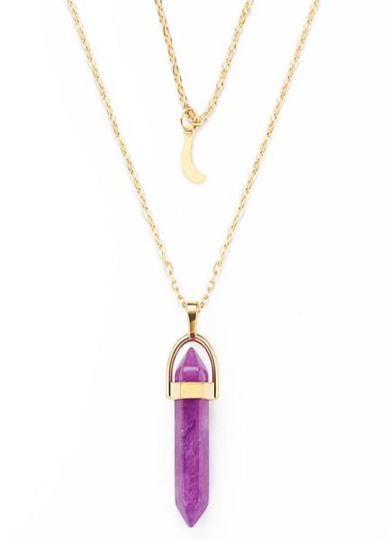 bullet head hexagonal column stainless steel chain jewelry natural stone pendants chokers quartz healing crystals necklaces wholes4430579, Silver
bullet head hexagonal column stainless steel chain jewelry natural stone pendants chokers quartz healing crystals necklaces wholes4430579, Silver