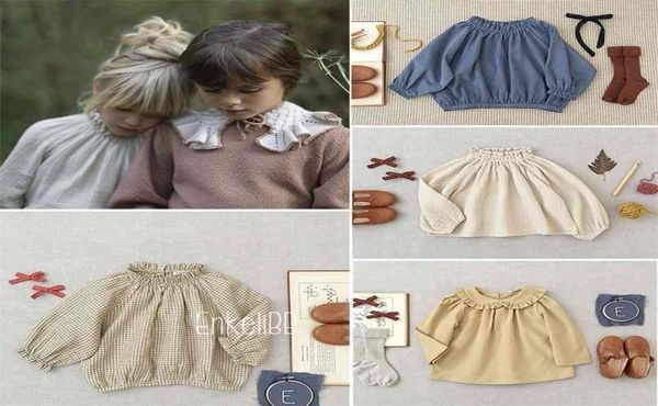 enkelibb kids girl long sleeve blouse for spring summer soor ploom child vintage style fashion design baby clothes plaid 21085221785, White;black
enkelibb kids girl long sleeve blouse for spring summer soor ploom child vintage style fashion design baby clothes plaid 21085221785, White;black