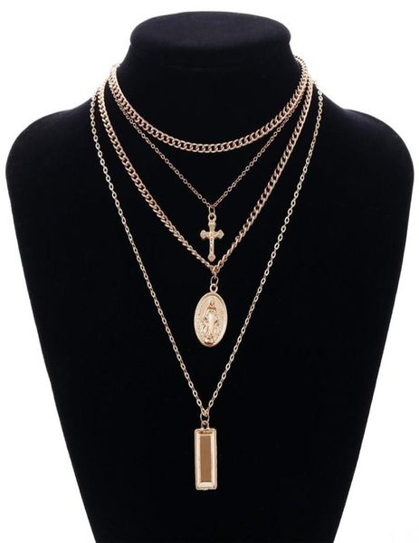 goddess catholic choker necklace multilayer christian neckalce collier for women jewelry cross virgin mary pendant chain necklaces1015212, Silver
goddess catholic choker necklace multilayer christian neckalce collier for women jewelry cross virgin mary pendant chain necklaces1015212, Silver