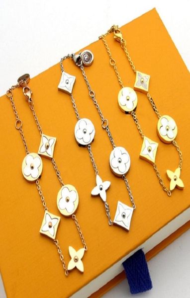 luxury designer women link chain bracelets fashion fourleaf clover bracelet rose gold silver stainless steel shell bracelets jewe1856564, Black
luxury designer women link chain bracelets fashion fourleaf clover bracelet rose gold silver stainless steel shell bracelets jewe1856564, Black