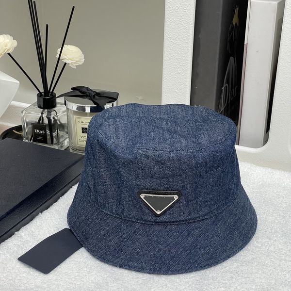 23ss luxury designer prd triangle logo denim bucket hat men women stripes chapeau baseball cap sun prevent hip hop snapback comfortable outd, Black;white
23ss luxury designer prd triangle logo denim bucket hat men women stripes chapeau baseball cap sun prevent hip hop snapback comfortable outd, Black;white