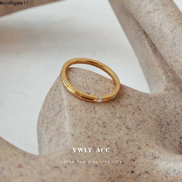fashion accessories zircon titanium steel plain ring for women's ins style spring/summer new product simple commuting temperament versa, Silver
fashion accessories zircon titanium steel plain ring for women's ins style spring/summer new product simple commuting temperament versa, Silver