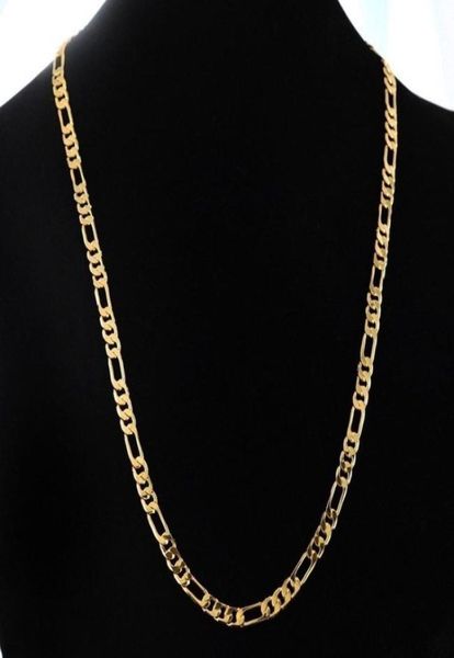 24k gold platinum plated chains 45mm men039s nk links figaro necklace chokers vintage jewelry8594956, Silver
24k gold platinum plated chains 45mm men039s nk links figaro necklace chokers vintage jewelry8594956, Silver
