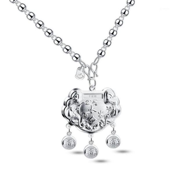 retro chinese style solid 925 sterling silver lock pendant fashion women long necklace sweater chain jewelry chains2193894
retro chinese style solid 925 sterling silver lock pendant fashion women long necklace sweater chain jewelry chains2193894