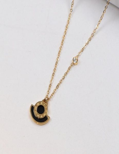 2019 new fashion brand charm women titanium steel necklace roman numerals gold black color pendant lover necklace jewelry wholesal2169385, Silver
2019 new fashion brand charm women titanium steel necklace roman numerals gold black color pendant lover necklace jewelry wholesal2169385, Silver